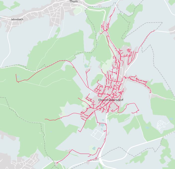 Netz Breitband Bauende